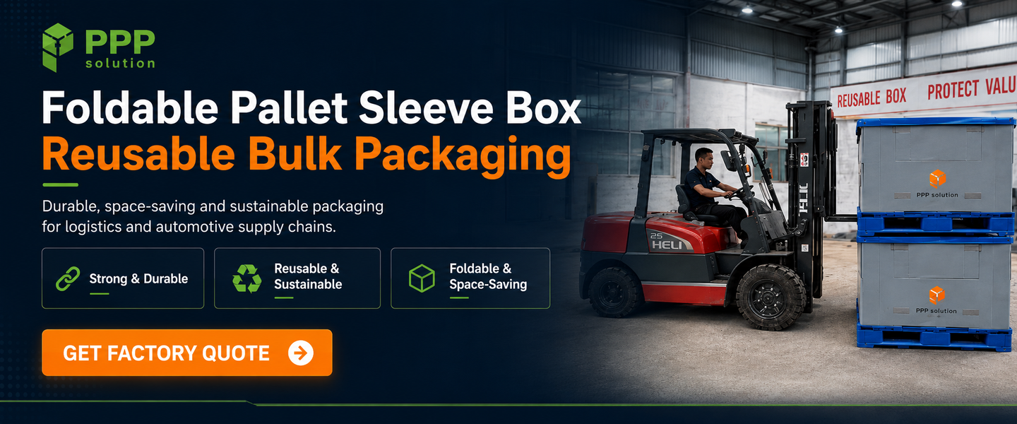 Contenitore di manica del pallet