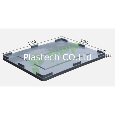 Grande contenitore 1200x1000x975mm di piegatura di plastica resistente per la fabbrica automobilistica