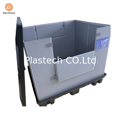 Imballaggio a manicotto in plastica trasparente HDPE impilabile 1200x1000x900mm