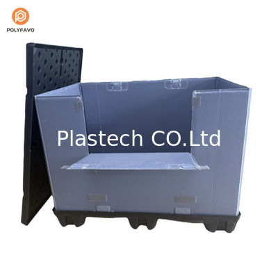Contenitore a manica di plastica impermeabile con pallet con manica per parti per autoveicoli