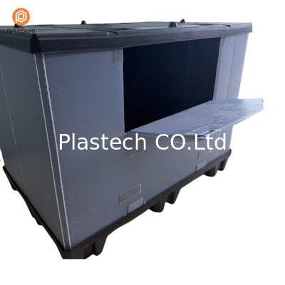 Contenitore a manica di plastica impermeabile con pallet con manica per parti per autoveicoli