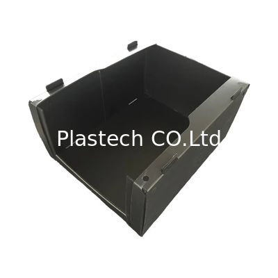 Scatole di plastica solida in PP impilabili, resistenti, ecocompatibili