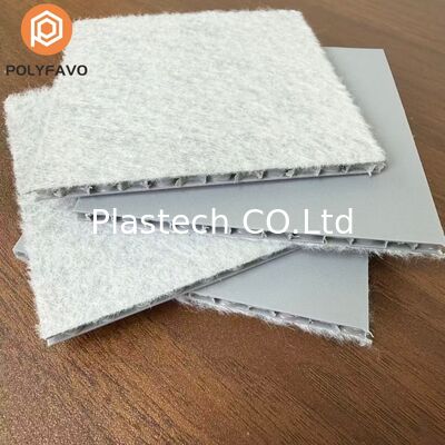 5mm 1600gm Retardante di fiamma di grado V2 Polipropilene Tavola di nido di miele Lastre di plastica per pavimenti