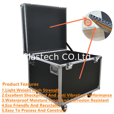 7mm FLight Panel Black Flight Panels Lightw 2800gsm Flight case Accessori PP Honeycomb Panel