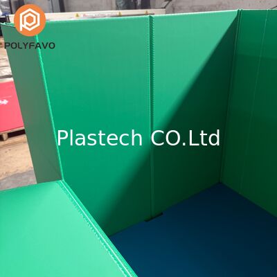Scatole di spedizione per l'accumulo di pallet 1220 * 1140 * 900 mm pallet in plastica pieghevole pallet Honeycomb Sleeve Box Panel Sleeve Box