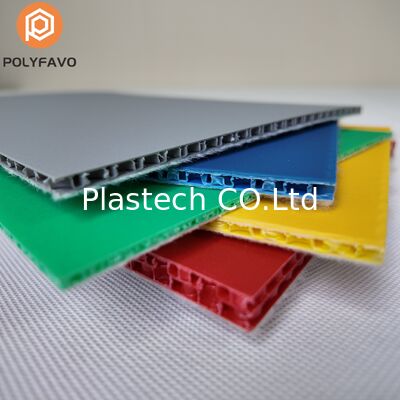 5 mm Protezione da pavimentazione a bolla Industria delle costruzioni PP Polipropilene Tavola di nido di miele Protezione temporanea dei pavimenti