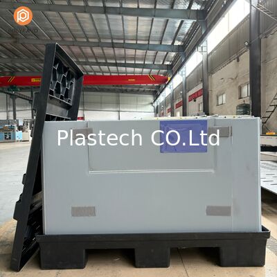 Scatola Multi-Griglia per Uso Industriale, Impilabile, Organizer in Plastica - Impermeabile e Riutilizzabile per Stoccaggio Ricambi in Magazzino