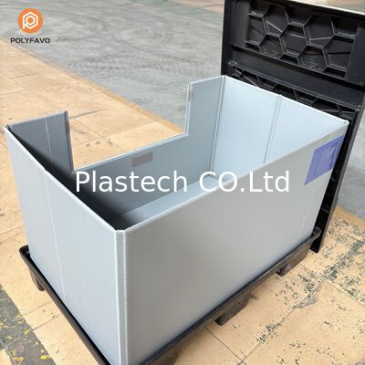 Scatola con manicotto per pallet durevole e riutilizzabile, coperchio e manicotto per scatole per pallet, scatole per pallet in plastica, scatole per pallet economiche