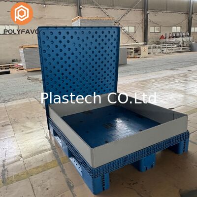 Scatola con manicotto per pallet durevole e riutilizzabile, coperchio e manicotto per scatole per pallet, scatole per pallet con manicotto durevoli e riutilizzabili