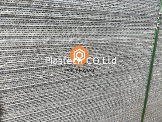 Zhongcheng 5mm Piastre Temporanee di Copertura PP Protezione Pavimento Feltro Sottopancia Pannello a Nido d'Ape
