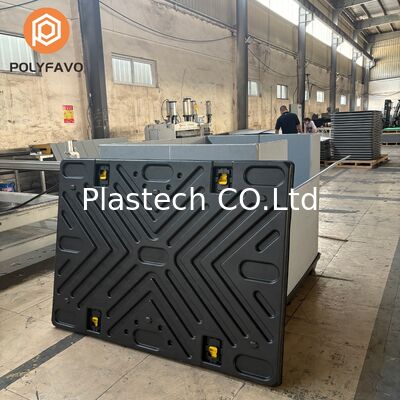 Contenitore Pallet in Plastica Pieghevole, Cassette Pieghevoli Riutilizzabili per Cicli di Stoccaggio, Stampa Logo Colore Personalizzato 500kg