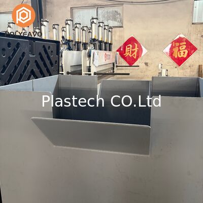 Casse pieghevoli spessore della parete personalizzato, coperchio e base di contenitore pieghevole in plastica, 10 mm 12 mm 500 kg di carico statico