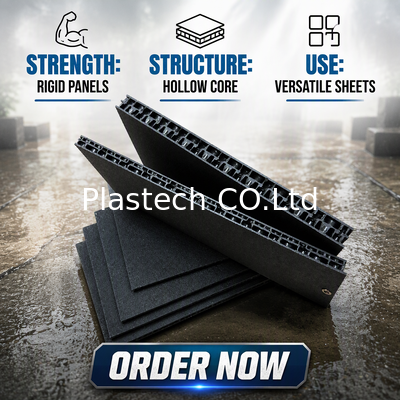 Honeycomb Panel Raw Material for Flight Case Production, PP Board Impact Resistant Waterproof Anti Scratch Reusable